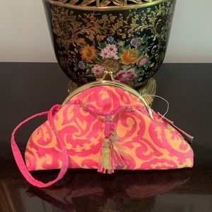Trina wristlet/cosmetic bag